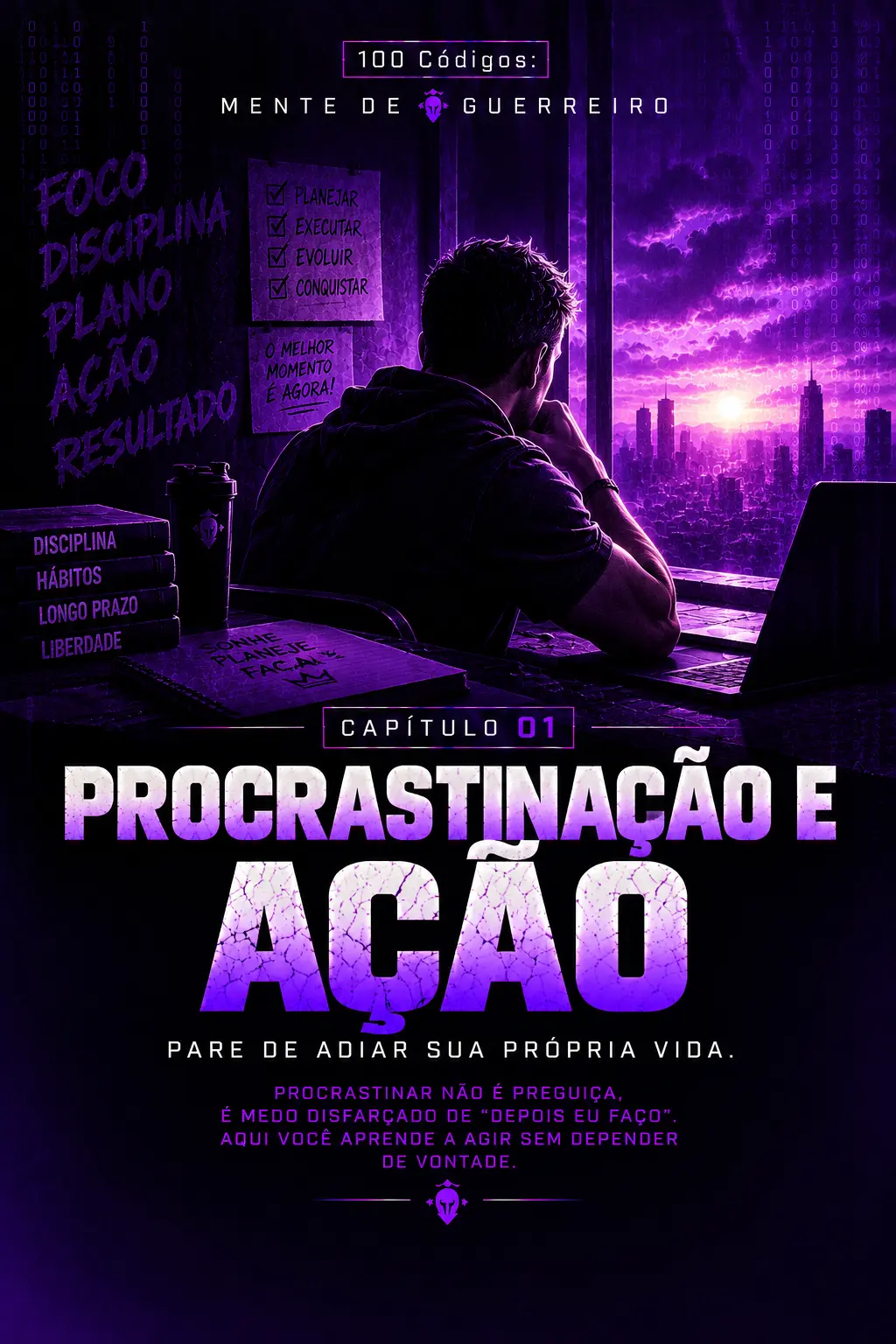 Capa do capítulo 01 — Procrastinação e Ação